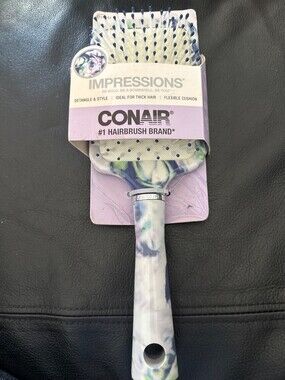 Conair Impressions paddle Brush Hairbrush NEW